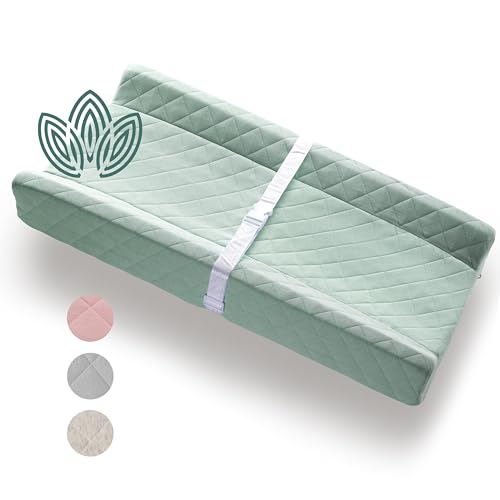 Organic Cotton Covered Contoured Baby Changing Pad