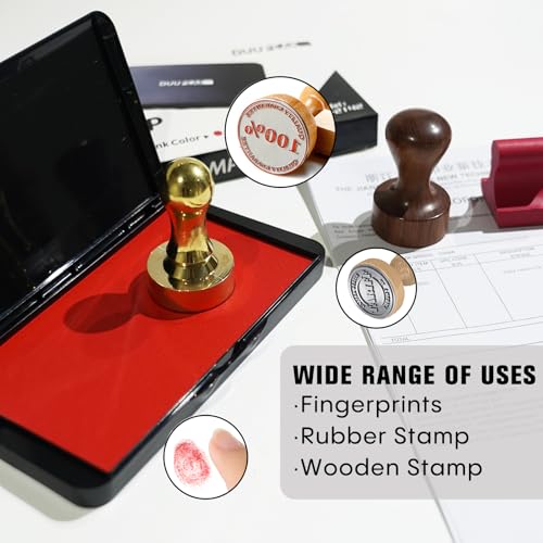 Large Blue Stamp Ink Pad 6.14"x3.38" for Office