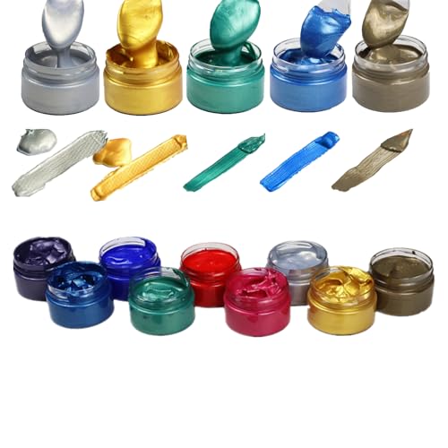 Shimmer Metallic Acrylic Paint Chalk Paste 1.7oz