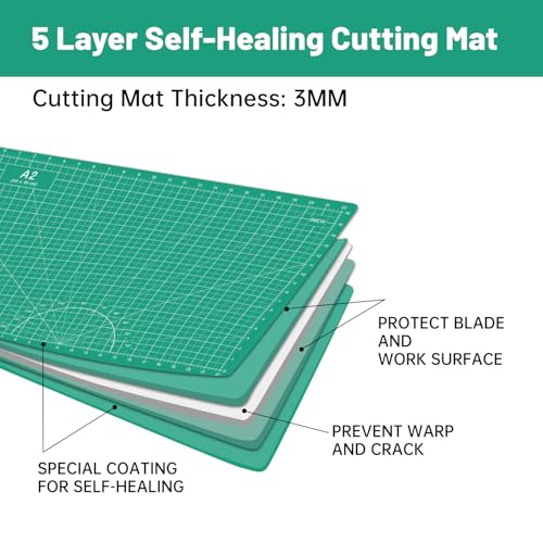 Thickened 18 x 24 Inch Self Healing Sewing Cutting Mat