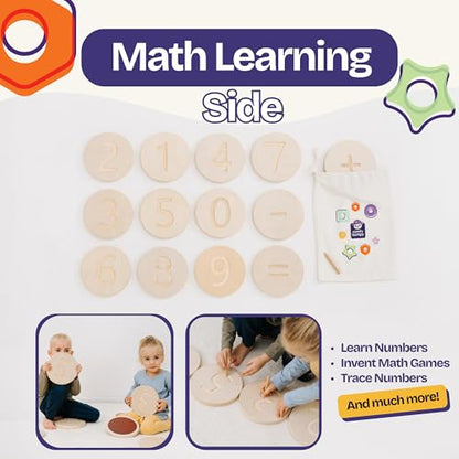 Wooden Stepping Stones for Kids (13 Count)