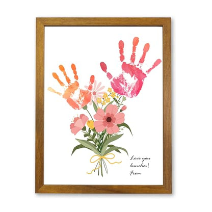 Flower Bouquet Handprint Art Craft DIY Kit
