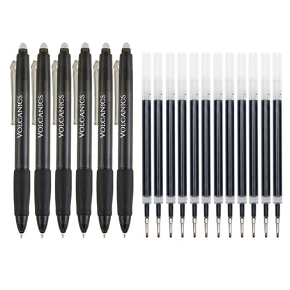 Retractable Clicker Erasable Gel Pens (18 Count)