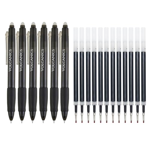 Retractable Clicker Erasable Gel Pens (18 Count)