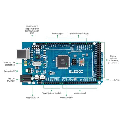 Mega 2560 R3 Project The Most Complete Starter Kit with Tutorial