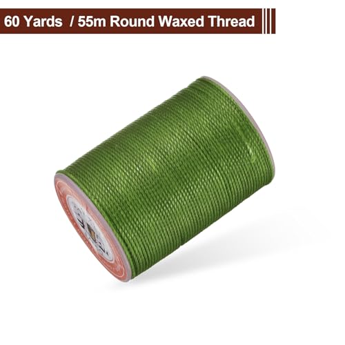 Leather Sewing Waxed Thread 0.8mm 60Yards