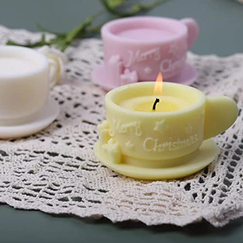 Christmas Milk Tea Cup Shaped Candle Mold