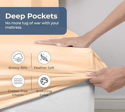 100% Organic Cotton Fitted Sheet