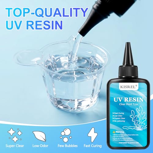 UV Resin Kit with Light and Molds