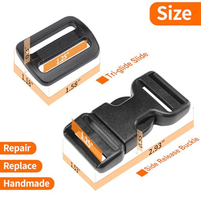 Heavy Duty Buckles and Strap Set 1