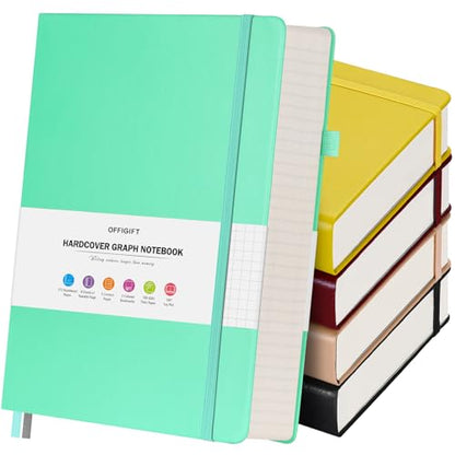5 Pack Graph Paper Notebook Bulk (5 Count)