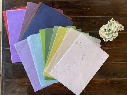 50 Sheets A5 Handmade Mulberry Paper (50 Count)