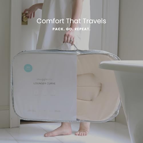 Organic Newborn Baby Infant Lounger Pillow & Tote Bag