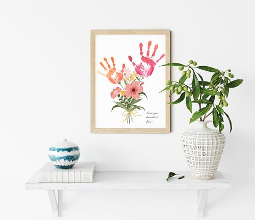 Flower Bouquet Handprint Art Craft DIY Kit