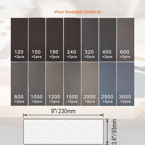 Sandpaper Assortment 24 PCS