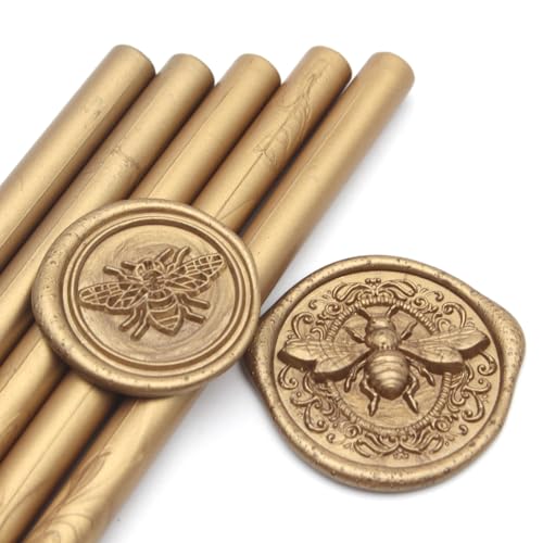 52pcs Antique Gold Wax Sealing Sticks