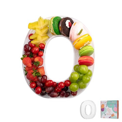11" Clear Acrylic Letter & Number Charcuterie Tray