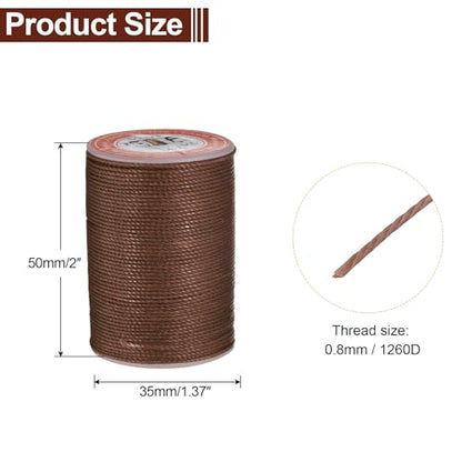 Round Leather Sewing Waxed Thread