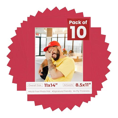 11x14 Mat for 8.5x11 Photo (10 Count)