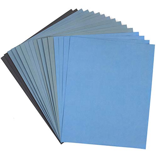 9x11 inch 16 Sheets Sandpaper (16 Count)