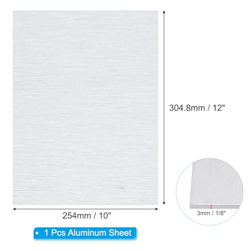 6061 T651 Aluminum Sheet Metal 12 x 10 x 1