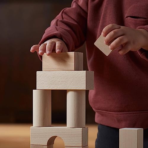 Wooden Building Blocks 60 Piece Set