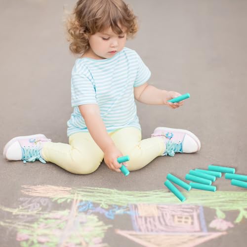 40 Pcs Sidewalk Chalks for Kids Non Toxic Jumbo Chalk for Party Gift Outdoor Art Classroom Play Painting (40 Count)