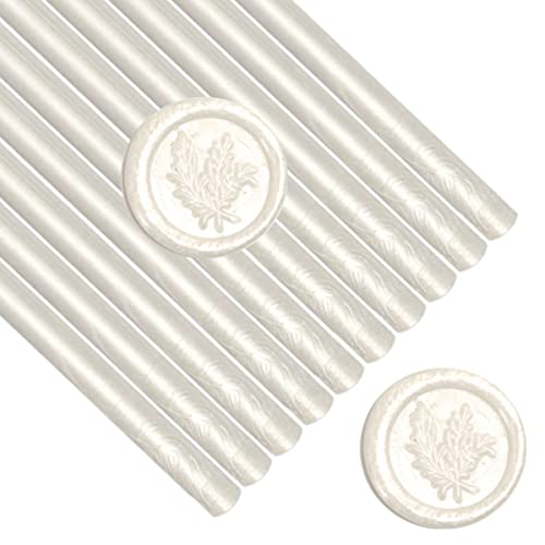 Pearl White Wax Sealing Sticks (10 Count)
