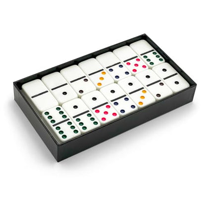 2322 Double 6 Jumbo Dominoes with Color Dot