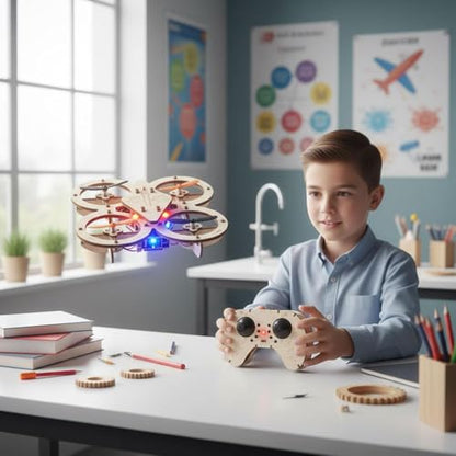 DIY Wooden Drone Model Kit