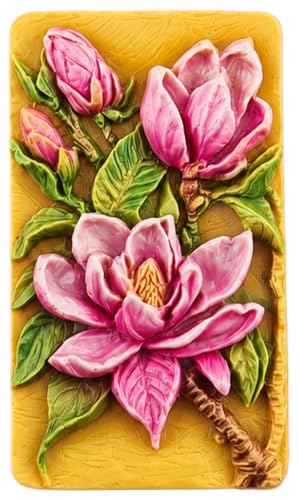 Magnolia Silicone Mold for SOAP Making