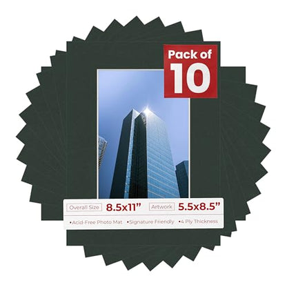5.5x8.5 Mat for 8.5x11 Frame (10 Count)