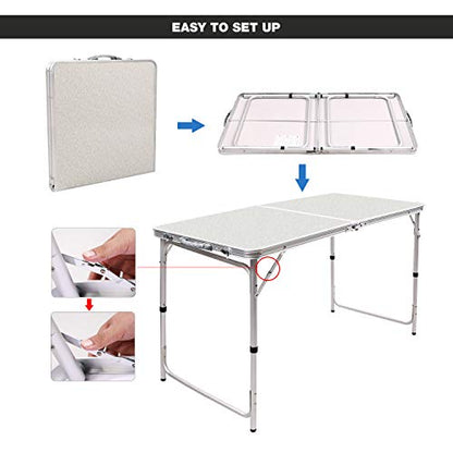 4ft Aluminum Camping Table