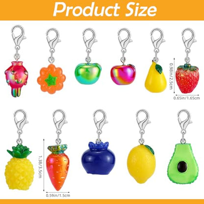 Fruit Knitting Stitch Markers for Crocheting (11 Count)