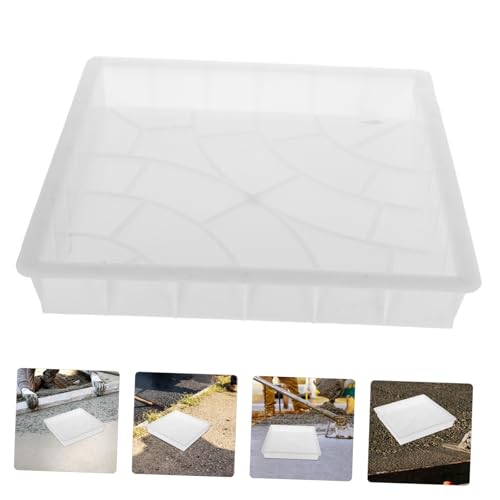 Reusable Concrete Pavement Mold for Garden Stepping Stones Plastic Diy Paver Mold for Pathways Patios and Courtyards Easy to Install and Maintain