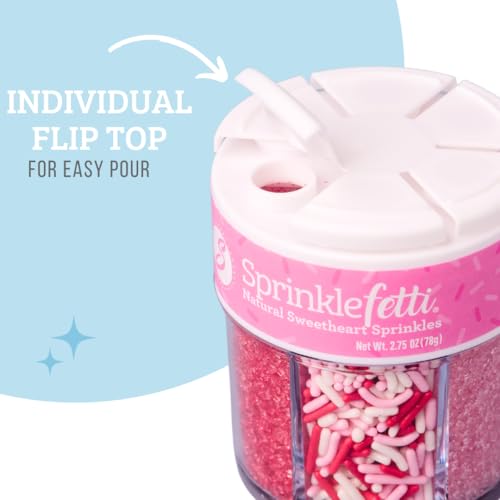 Valentines Dye Free Sprinkles (2.75 Ounce)