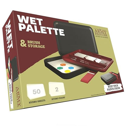 Wet Palette 50 Hydro Sheets & 2 Foam for Acrylic Paints