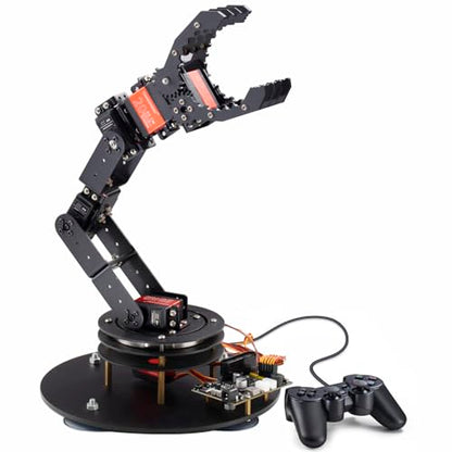6 Axis Metal Robot Arm Kit with Joystick Control for Arduino Programming DIY Robotics Arm for STEM Learning