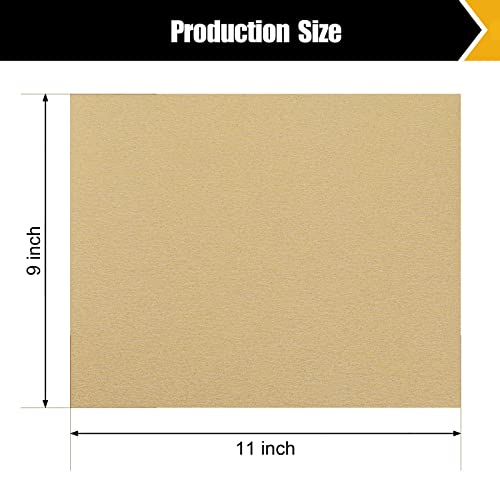 220 Grit Sand Paper 9" x 11" (12 Count)