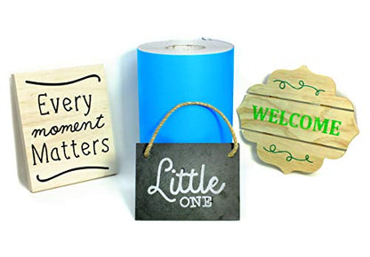 Blue Stencil Vinyl Masking Film with Anti