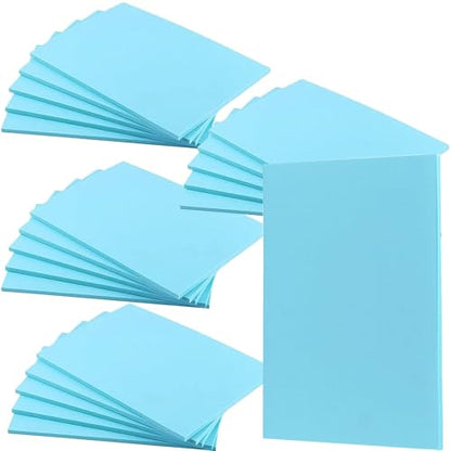 20 PCS 4 x 6 Inch Blue Rubber Stamp Carving Blocks (20 Count)