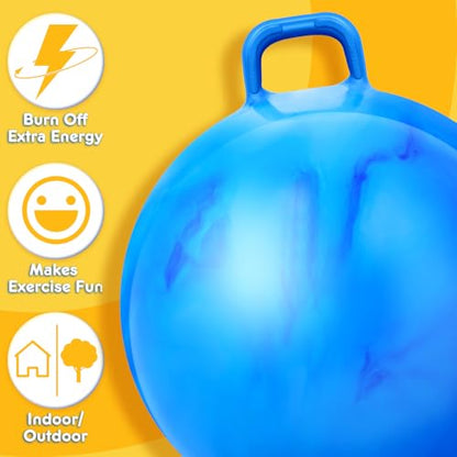 3 Pcs 29 Inch Bouncing Ball with Handle