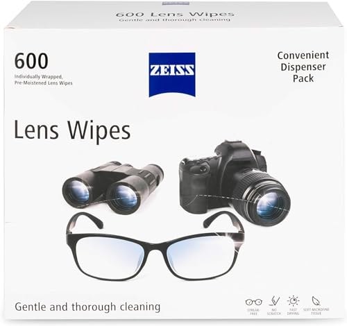 Pre Moistened Lens Cleaning Wipes (600 Count)
