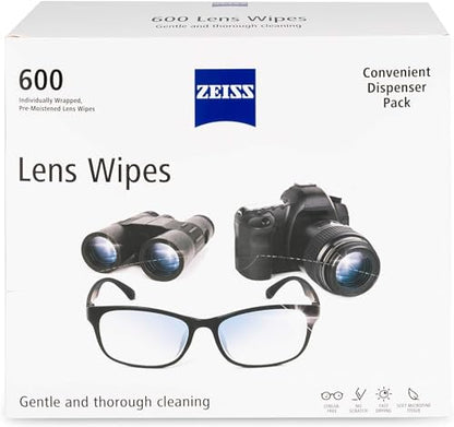 Pre Moistened Lens Cleaning Wipes (600 Count)