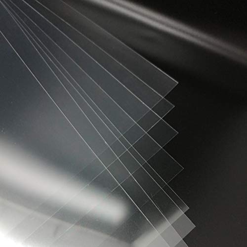 12 Pieces 6 mil Blank Template Material Stencils Mylar for Cutting Paper Clear Transparency Sheet 12 × 12 inch