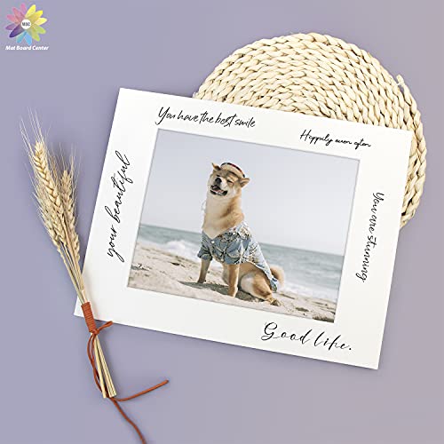 Mat Board Center 10 Pack 11x14 Photo Mats for 8x10 Picture