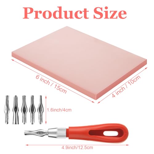 15 Pack Rubber Linocut Kit (15 Count)