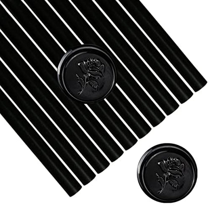 Black Wax Sealing Sticks (4.4092 Ounce)