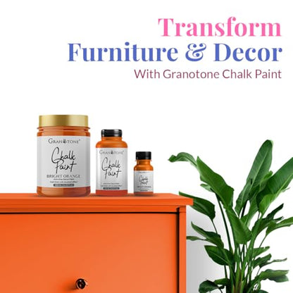 Chalk Paint Bright Orange 16 fl oz 500 ml (16 Fl Oz)