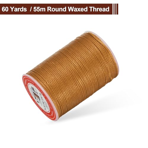 Leather Sewing Waxed Thread 0.8mm 60Yards